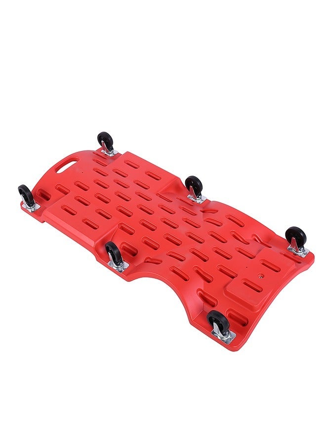 LAWAZIM Car Plastic Creeper -40inch- Mechanic Garage Creeper with Sponge-Cushioned Headrest, Smooth-Rolling Wheels, Dual Tool Trays, and Carrying Handle - Ideal for Automotive Maintenance and Repairs - Image 5