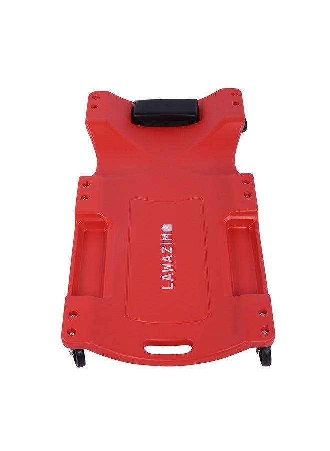 LAWAZIM Car Plastic Creeper -40inch- Mechanic Garage Creeper with Sponge-Cushioned Headrest, Smooth-Rolling Wheels, Dual Tool Trays, and Carrying Handle - Ideal for Automotive Maintenance and Repairs - Image 2