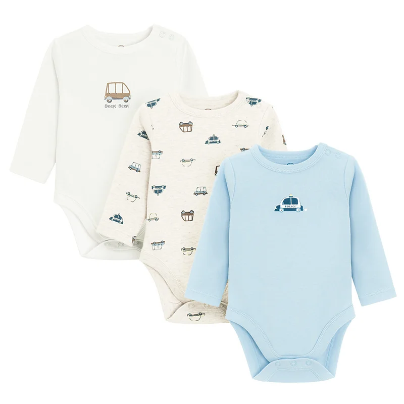 Cool Club by SMYK CCB3200496-00 MULTICOLOUR COTTON BODY L/S 3-PACK