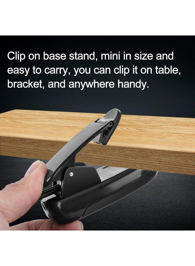 EECOO Clip On Music Stand Book Reading Mini Double Adjustable Arms Light LED Lamp, Flexible Eye-Care LED Book Light(8LEDs) - Image 2