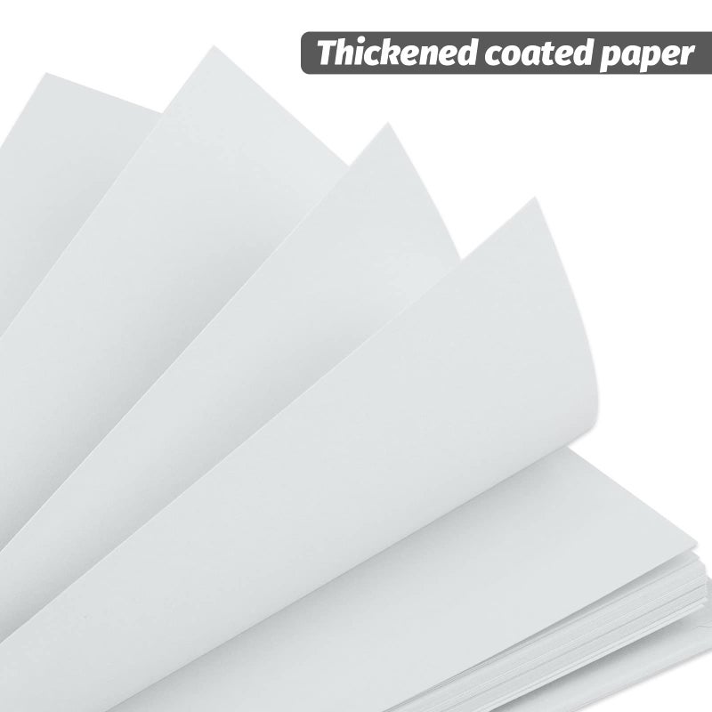 Gotideal 80 Pages Scrapbook Album with 10 Metallic Markers, Craft Paper Photo Album for Wedding and Anniversary, Family DIY Scrapbook Accessories with Scrapbooking Stickers Corners(White)â€¦ - Image 5