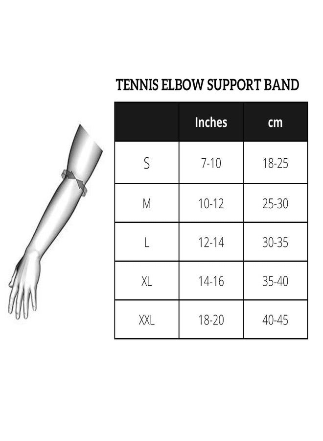 BESAFE Forever Tennis Elbow Support Brace Band for Elbow Pain Relief, Gym, Workout Neoprene Compression Support (Black, S) - Image 3