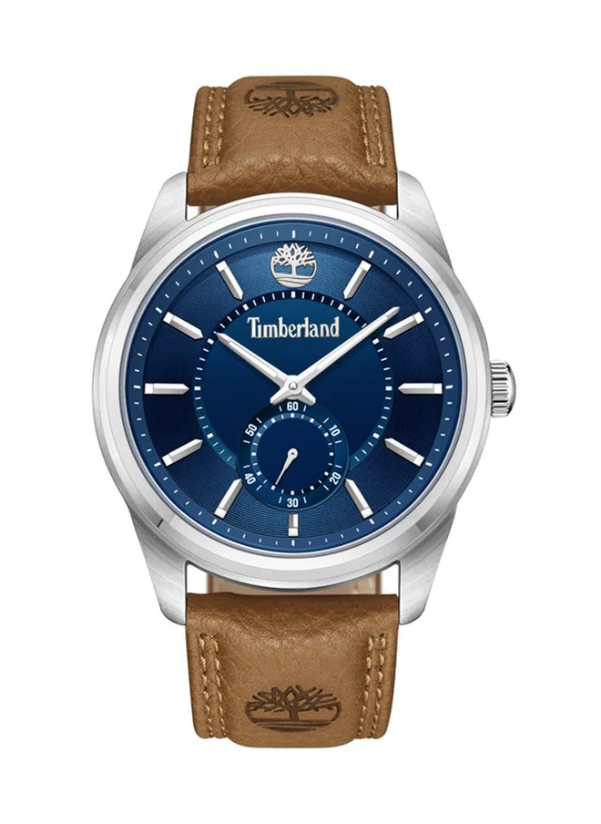 تمبرلاند Timberland Northbridge Watch For Men With Brown Leather Strap 45MM 5 ATM - TDWGA0029702