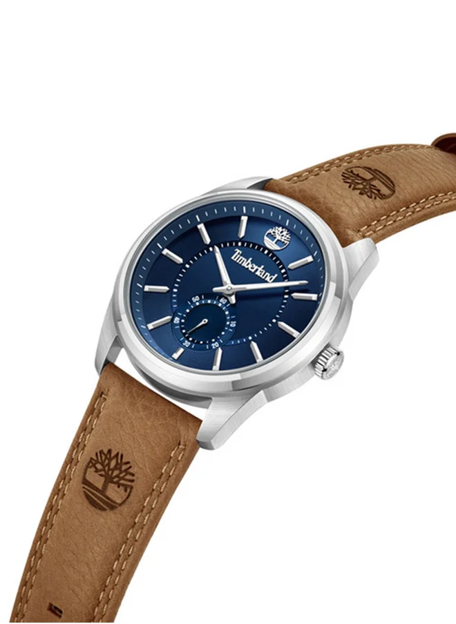 تمبرلاند Timberland Northbridge Watch For Men With Brown Leather Strap 45MM 5 ATM - TDWGA0029702