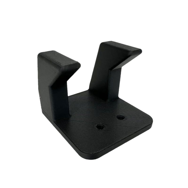1pc Black Heavy Duty Vertical Wall Mounted Tool Rack With Shelf For Hammer And Garage Storage Organizer - Image 5
