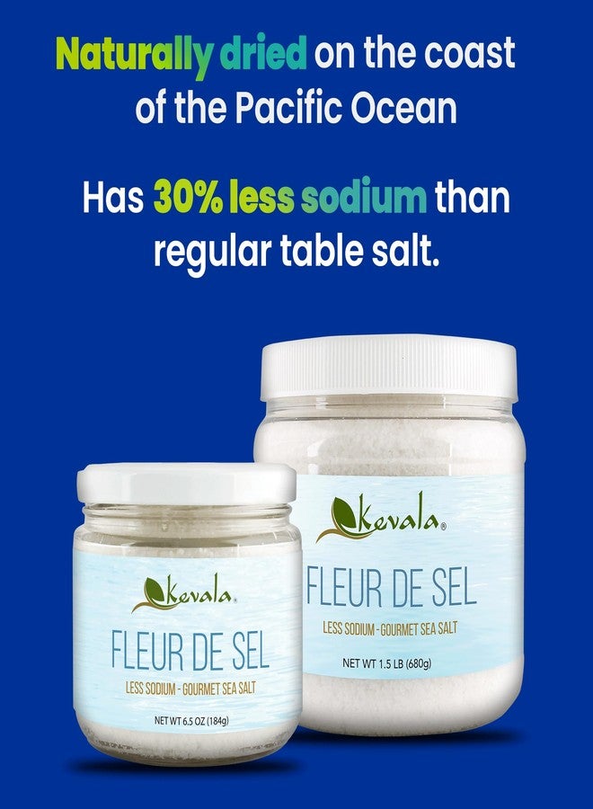 Kevala - Fleur de Sel - Gourmet Sea Salt - Less Sodium - Fine Grain - Hand Harvested - 6.5 oz - Unrefined - Zero Additives - Image 5
