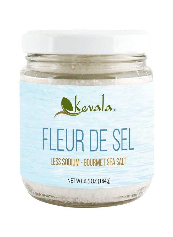 Kevala - Fleur de Sel - Gourmet Sea Salt - Less Sodium - Fine Grain - Hand Harvested - 6.5 oz - Unrefined - Zero Additives - Image 1