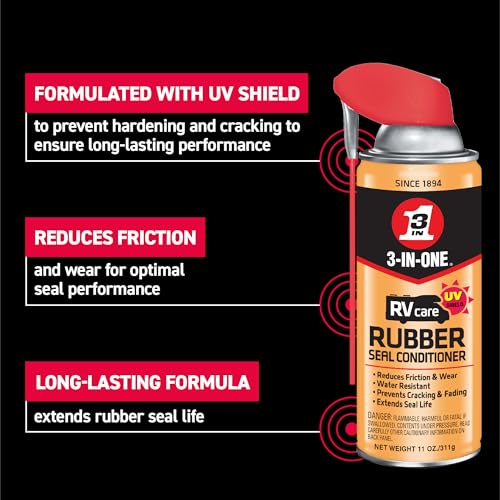 3 in one 3-IN-ONE RVcare Rubber Seal Conditioner with SMART STRAW SPRAYS 2 WAYS, 11 OZ - Image 2
