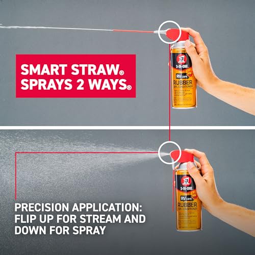 3 in one 3-IN-ONE RVcare Rubber Seal Conditioner with SMART STRAW SPRAYS 2 WAYS, 11 OZ - Image 3