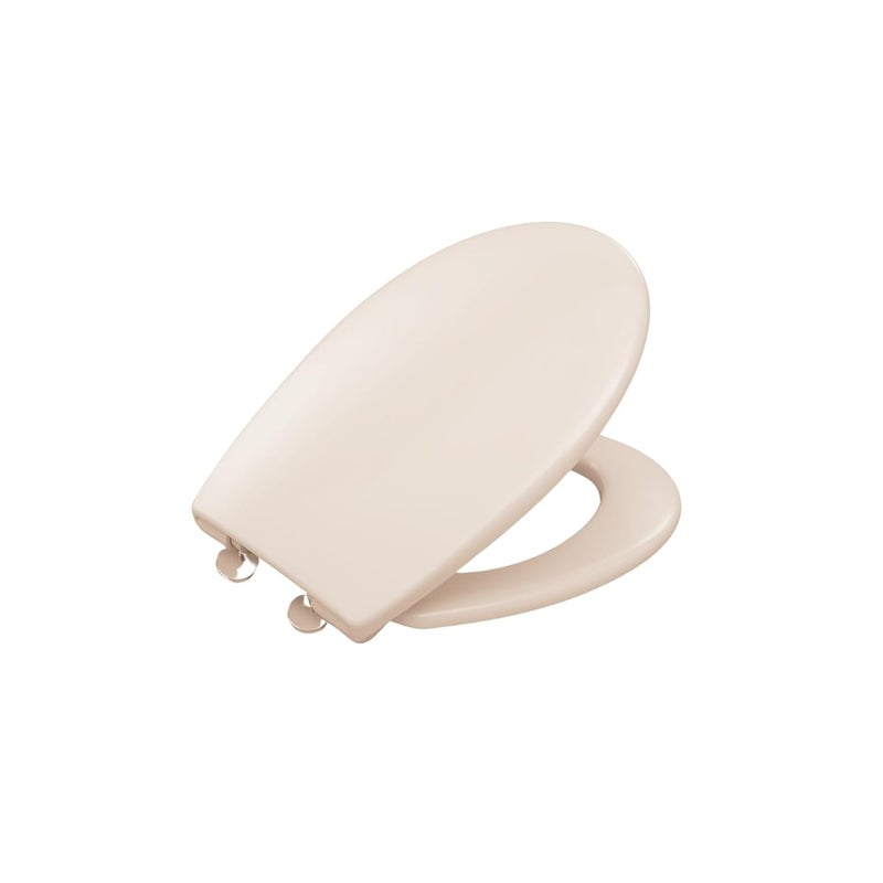 Parryware Roca Victoria Polypropylene PP Regular Close Seat Cover for toilets Colour Pergamon Similar to Ivory U Shaped Universal Seat Cover NO SOFT CLOSE For bathroom fixtures  - Image 1