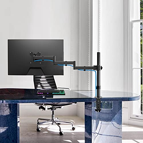 Pholiten Single Long Monitor Stand, 13 to 32 inch Computer Monitor Desk Mount, Extra Long Adjustable Computer Arm, VESA Stand for 1 Screen, Max VESA 100x100, MD9431 - Image 5
