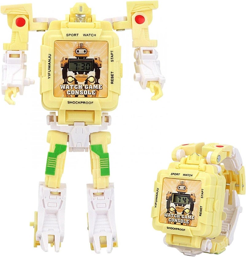 klarako Transformers Gaming Robot WatchWearable Deformable Robot Watch Toy, Deformable Gaming Robot Watch Toy, Christmas Interesting Learning Toy for Kids - Image 1