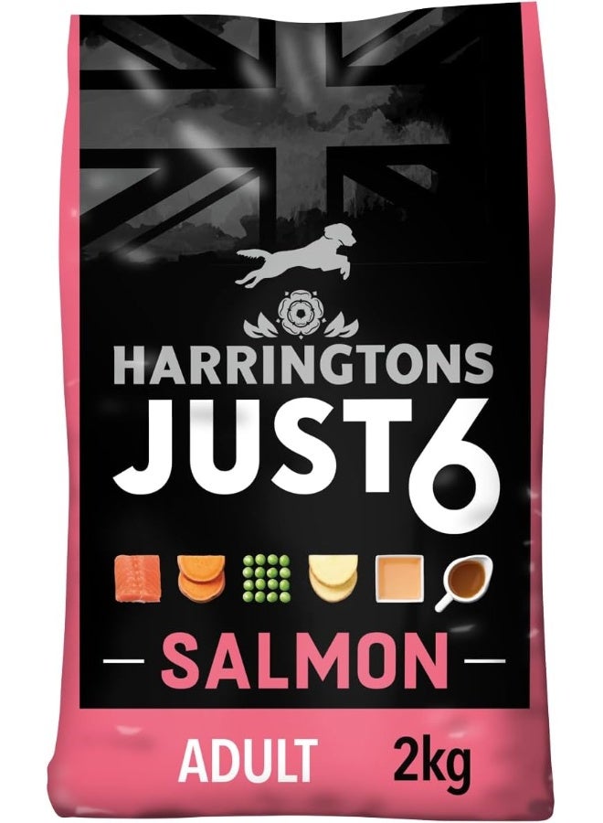 Harringtons Just 6 Salmon Grain Free Dry Dog Food 2Kg