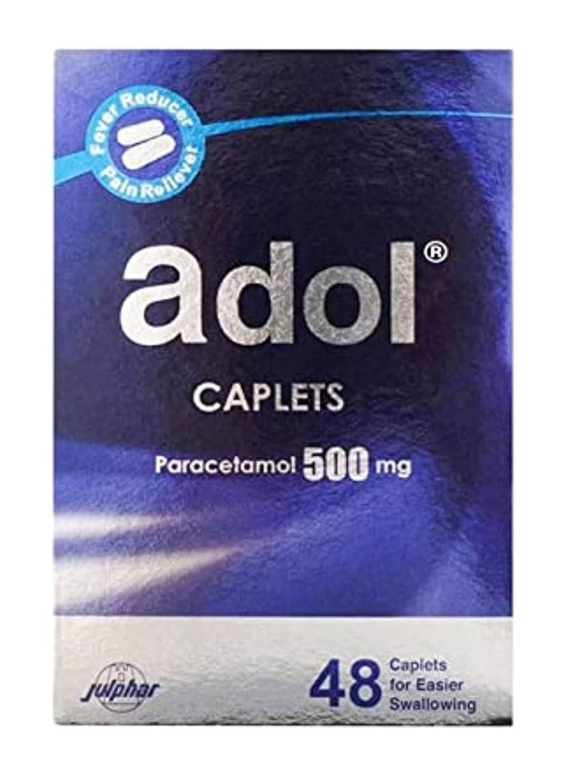 Adol Pack Of 48 Caplets 500 Mg  - Image 1