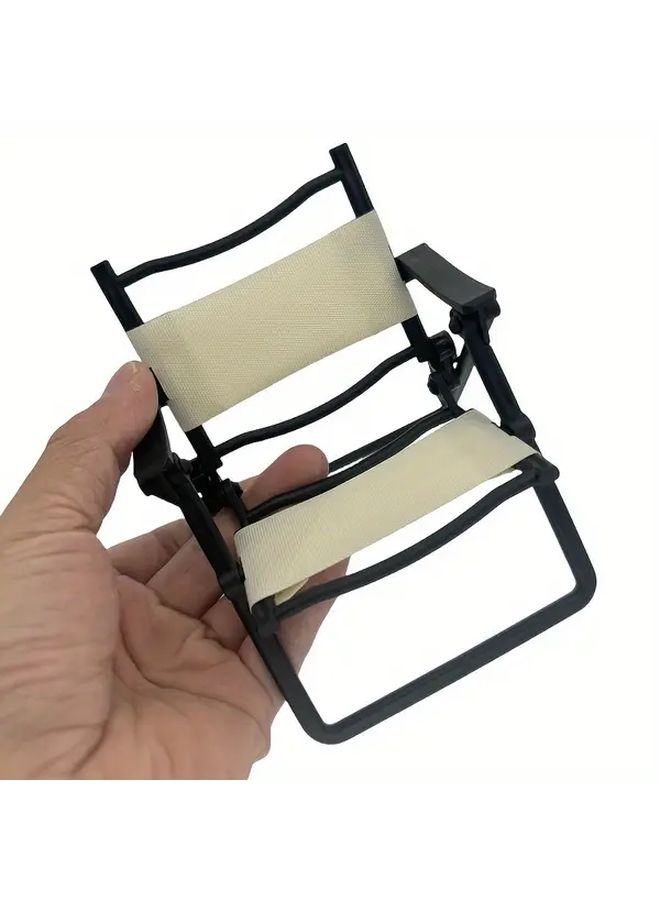 Red Mini Folding Chair For Home Decor DIY Miniatures And Gift - Image 4