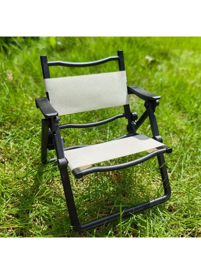 Red Mini Folding Chair For Home Decor DIY Miniatures And Gift - Image 2