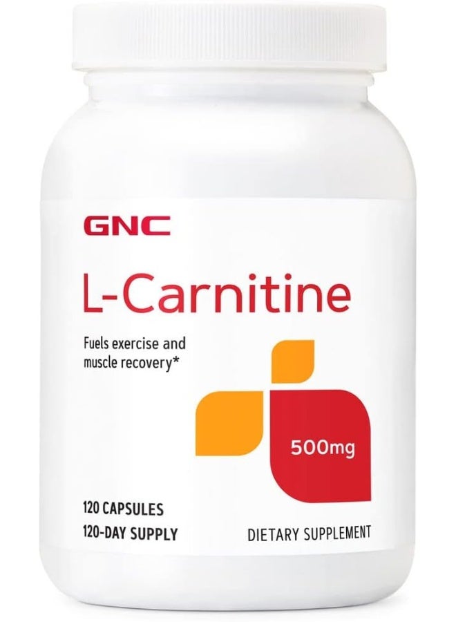 GNC L-Carnitine 120 Capsules - Image 1