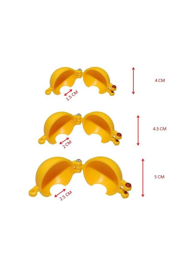 S-TOP Ladoo Maker Mold Plastic Set of 3 in Three Sizes 1Small, Medium and Large No. Ladu Maker Mould Sancha for Ganpati Diwali Janmashtmi and Other Festival for Indian Mithai - Image 2