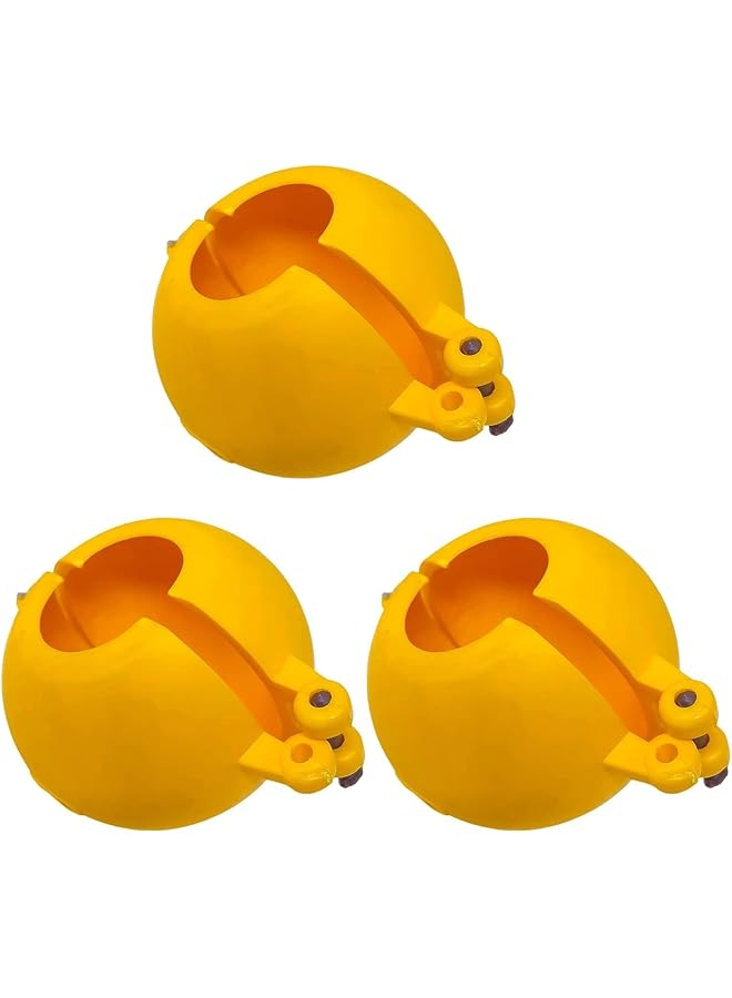 S-TOP Ladoo Maker Mold Plastic Set of 3 in Three Sizes 1Small, Medium and Large No. Ladu Maker Mould Sancha for Ganpati Diwali Janmashtmi and Other Festival for Indian Mithai - Image 1