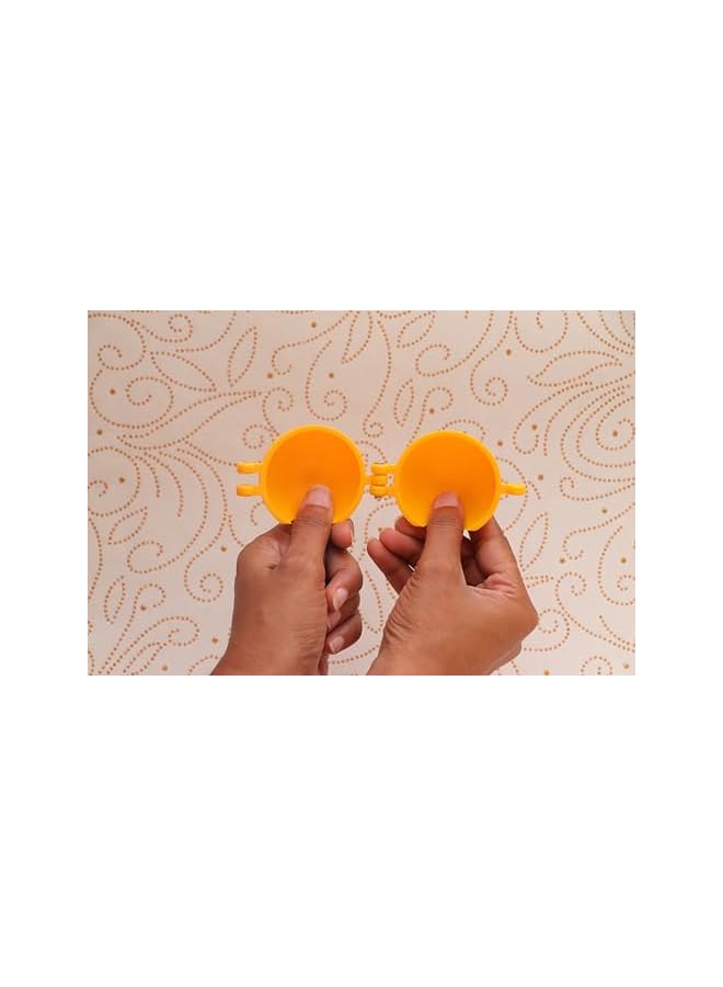 S-TOP Ladoo Maker Mold Plastic Set of 3 in Three Sizes 1Small, Medium and Large No. Ladu Maker Mould Sancha for Ganpati Diwali Janmashtmi and Other Festival for Indian Mithai - Image 3