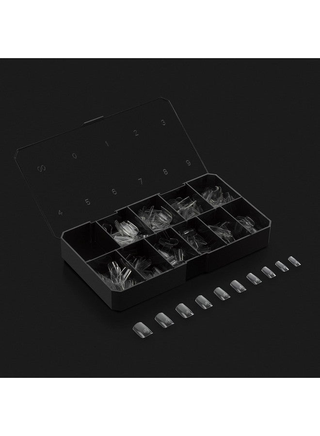 Apres Nail Gel-X Box of Tips | 500 Gel-X Tips | Premium Quality | 10 Sizes 0-9 | No size 00 included | 2022 Version (Natural Square Short, 500, Count) - Image 2