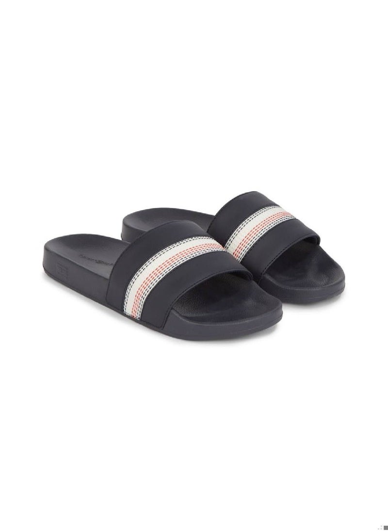 TOMMY HILFIGER Corporate Stripes Pool Sliders  - Image 3
