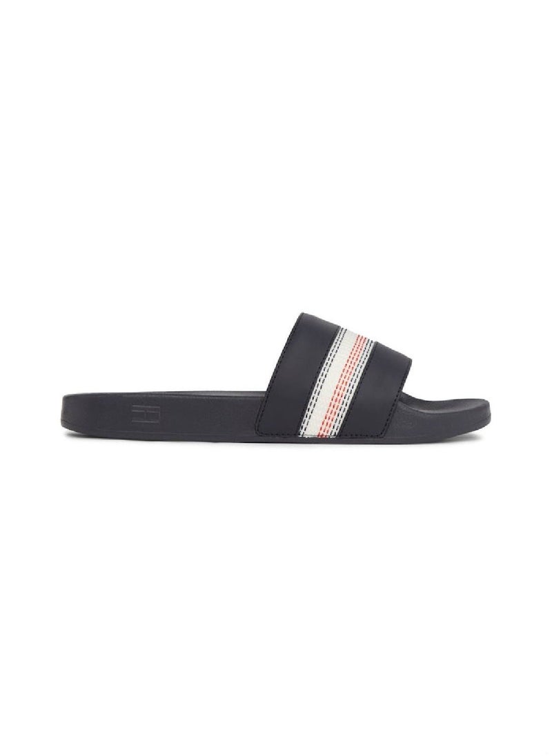 TOMMY HILFIGER Corporate Stripes Pool Sliders  - Image 1