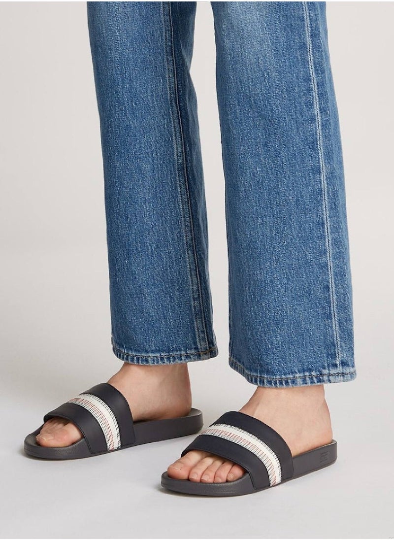 TOMMY HILFIGER Corporate Stripes Pool Sliders  - Image 2