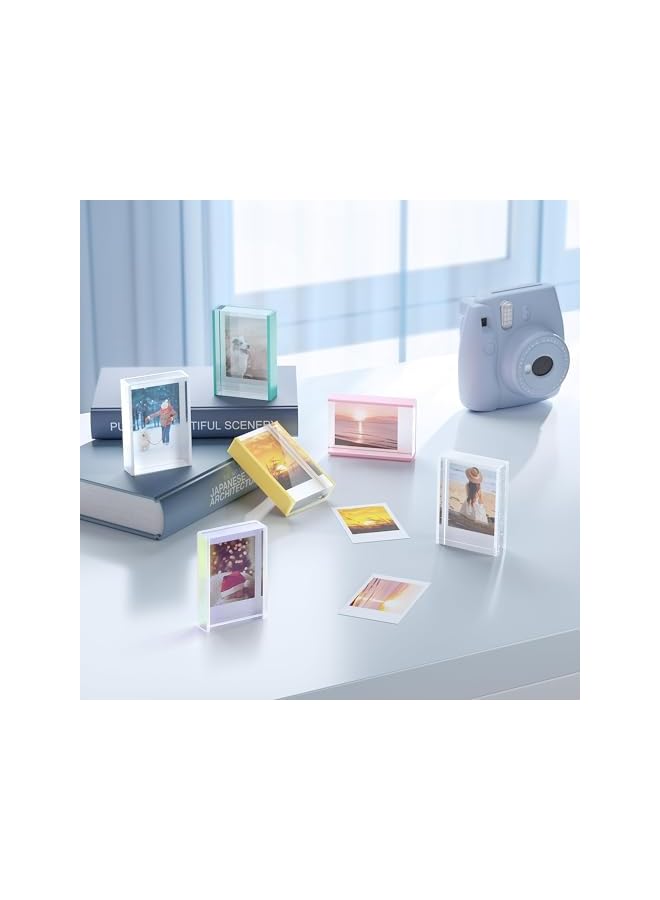 The Bros Mini Film Photo Frames 2x3, 3-Pack Polaroid Picture Frame, Iridescent Acrylic Holders, for Fujifilm & Polaroid Instant Photos, Ideal for Home Decoration and Gift Ideas - Image 4