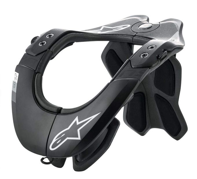 Alpinestars 6500019 Bionic Neck Support Tech 2 (Xs/M, Black Cool Grey), Black/Cool Gray, Xs/M - Image 1