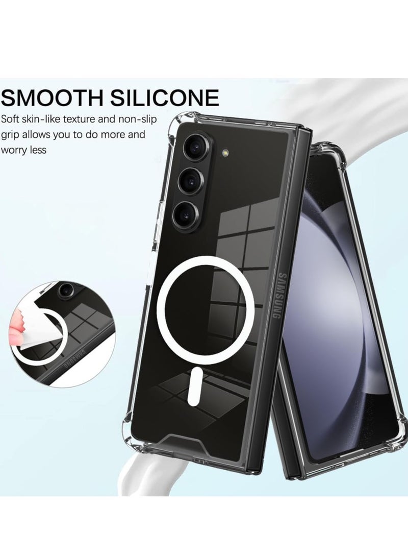 ELTRAZONE Scratchproof Transparent PC Case for Samsung Galaxy Z Fold6 - MagSafe Compatible, Clear Protection - Image 3