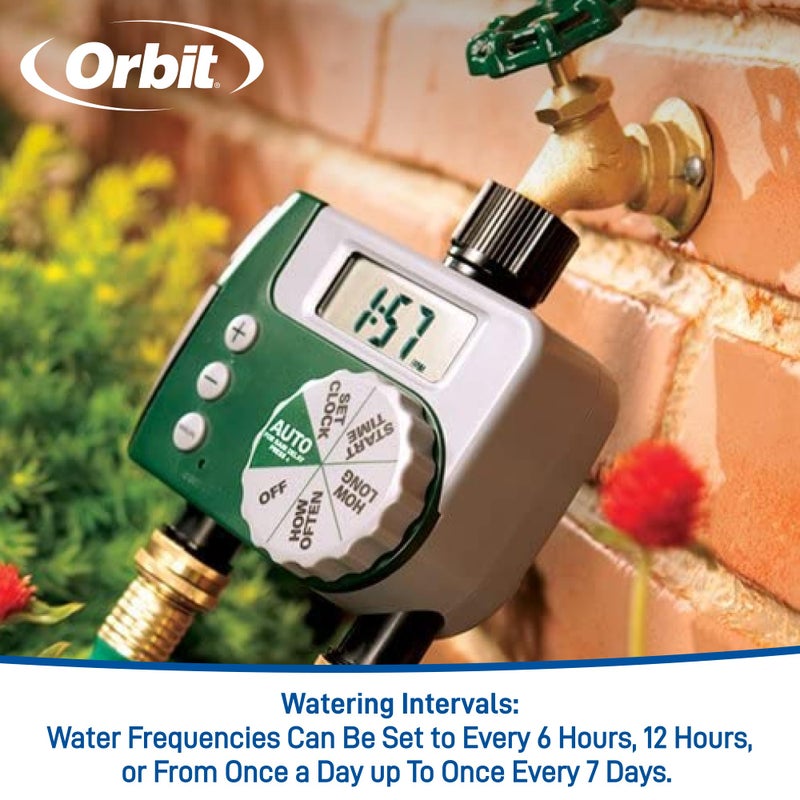 Orbit 58910 Digital 2 Outlet Hose Faucet Timer - Image 3