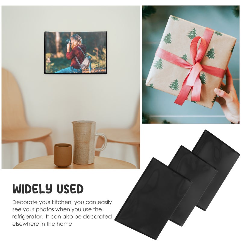 3Pcs Magnetic Photo Holder Magnetic Picture Frame Photo Frame for Fridge Small Picture Frame - Image 2
