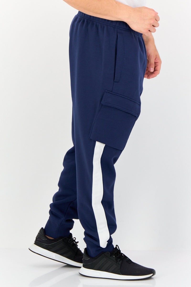 Nike Men Standard Fit Outdoor Track Pants, Navy - Image 3
