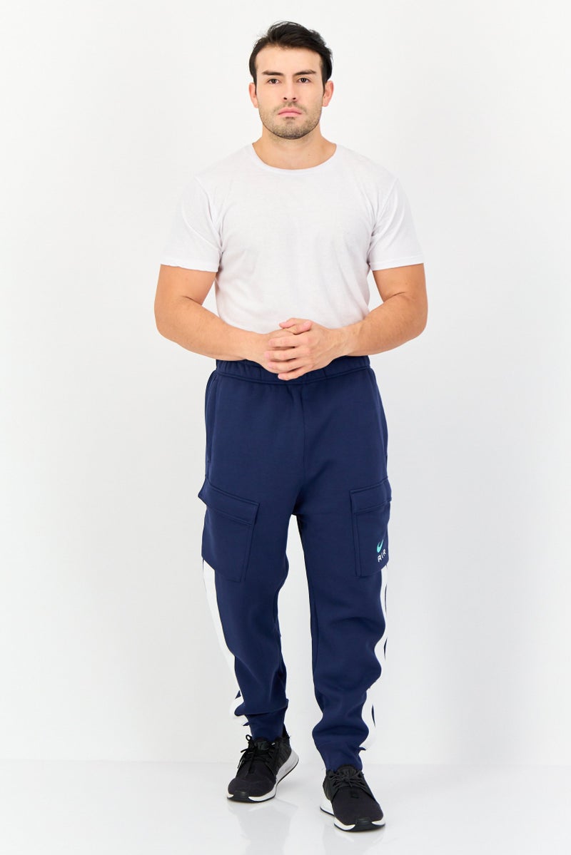 Nike Men Standard Fit Outdoor Track Pants, Navy - Image 4