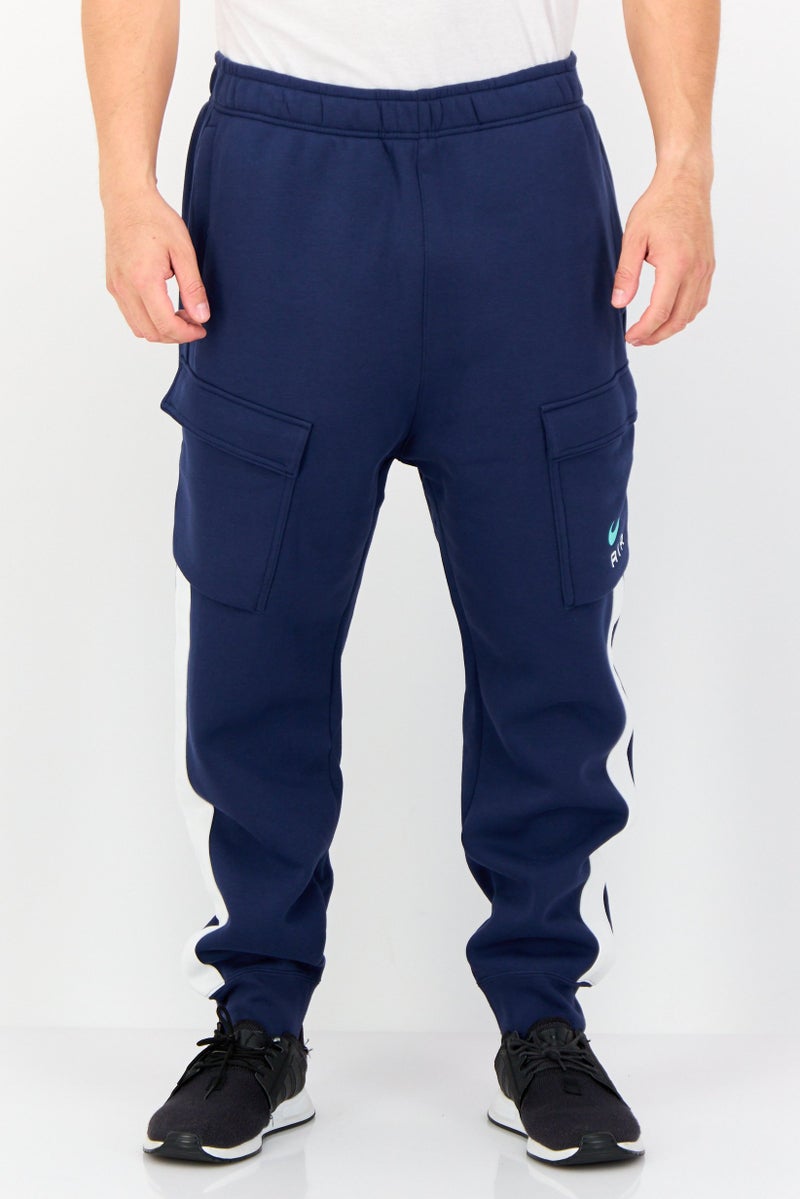 Nike Men Standard Fit Outdoor Track Pants, Navy - Image 1