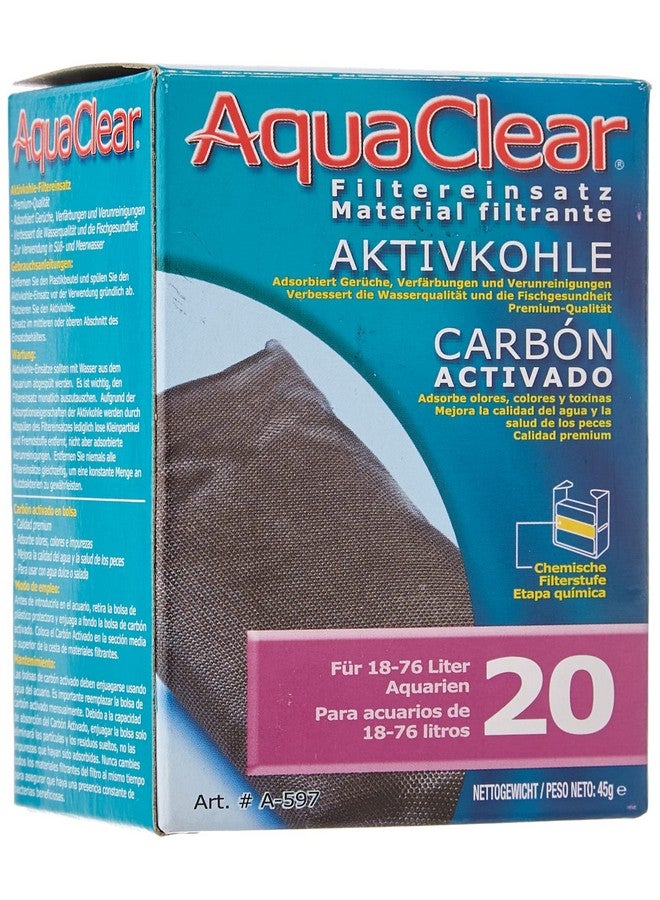AquaClear 20 Activated Carbon, 1.5 Ounce, White, (A597) - Image 1