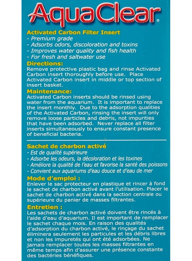 AquaClear 20 Activated Carbon, 1.5 Ounce, White, (A597) - Image 2