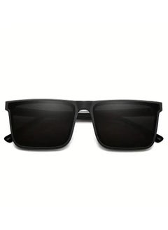 Stylish Square Frame UV Protection Sunglasses Shielding Your Eyes Showcasing Your Style BLACK