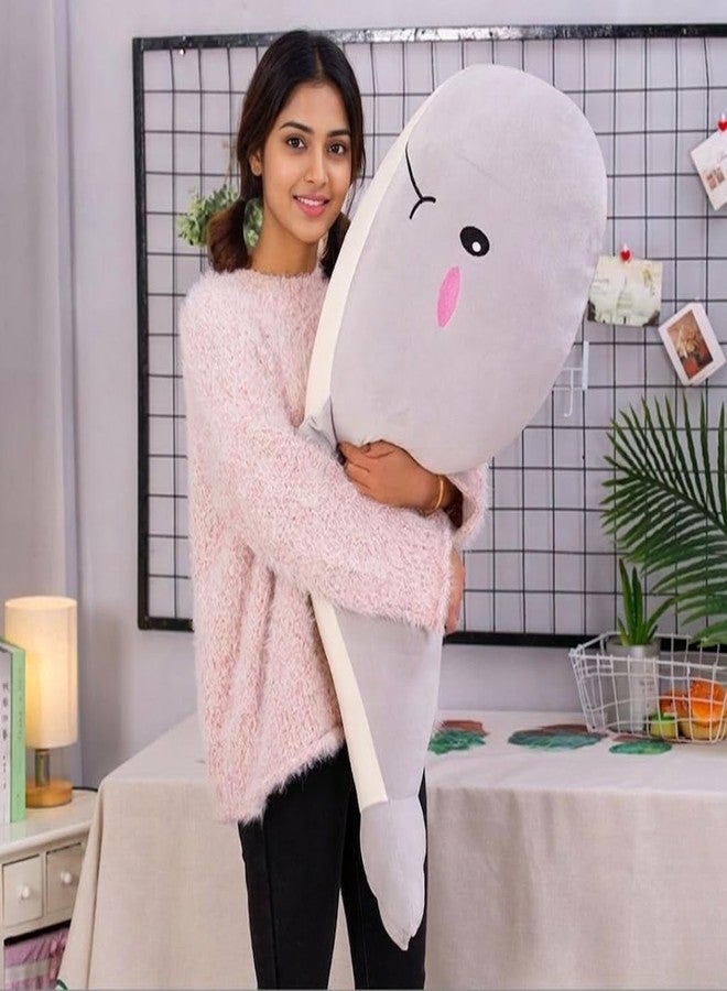 TechMax Solution Giant Whale Plush Body Pillow Oversized Stuffed Animal Cushion - Image 5