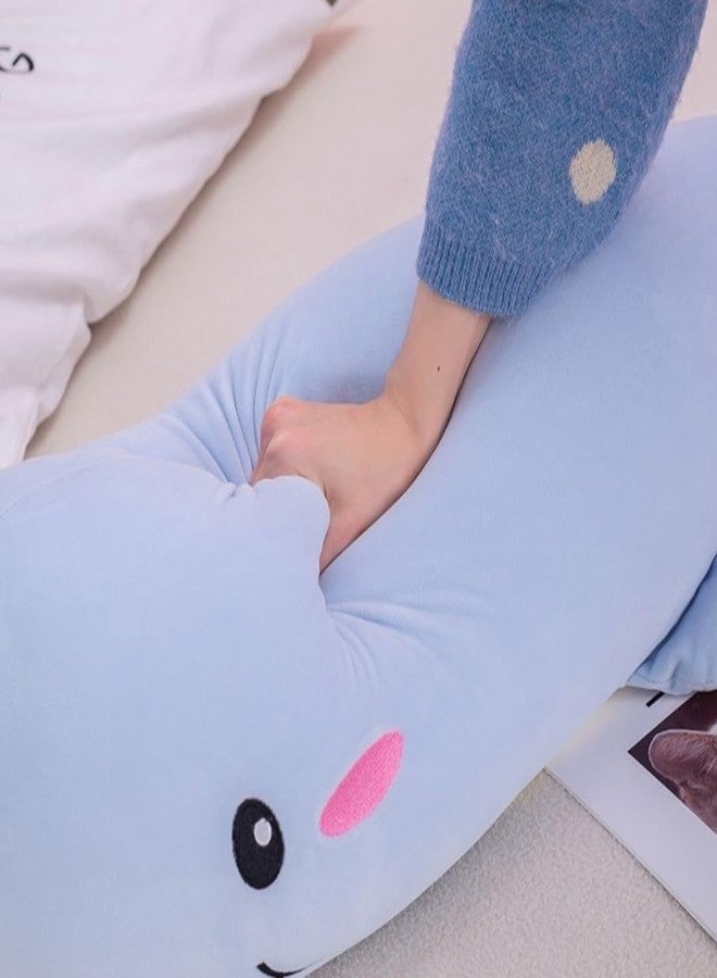 TechMax Solution Giant Whale Plush Body Pillow Oversized Stuffed Animal Cushion - Image 3