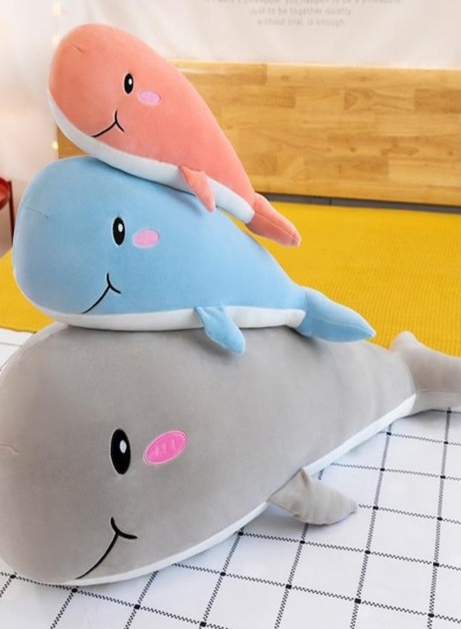 TechMax Solution Giant Whale Plush Body Pillow Oversized Stuffed Animal Cushion - Image 2