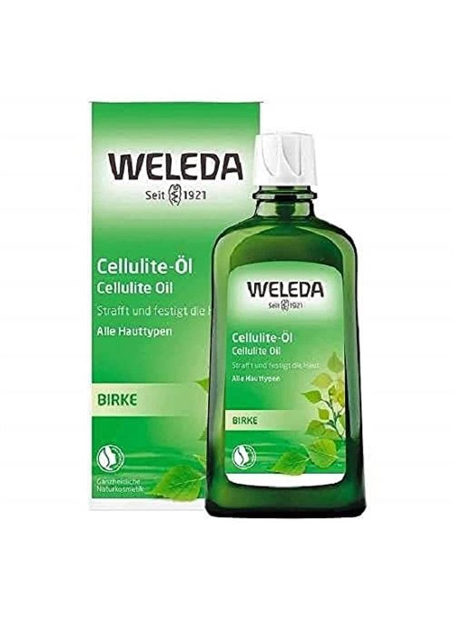 Weleda زيت السيلوليت من كاتاسي فيريدا بتركيبة شجرة البتولا البيضاء 200 مل - سلع مستوردة بالتوازي (عبوة واحدة)