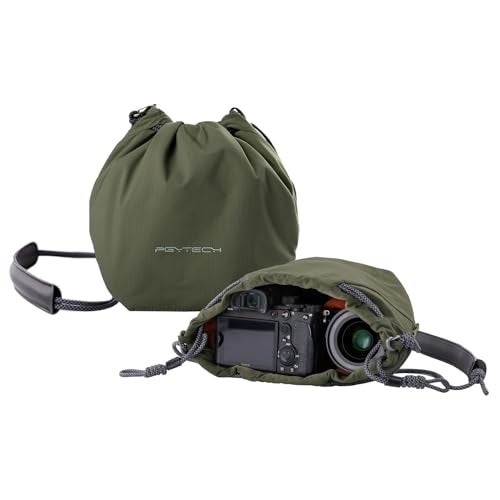 PGYTECH OneGo Drawstring Small Camera Bag, Soft Cute Camera Pouch Handbag compatible with Mirrorless Cameras/Nikon/Canon/Sony/Fuji Camera Case - Image 1