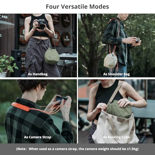 PGYTECH OneGo Drawstring Small Camera Bag, Soft Cute Camera Pouch Handbag compatible with Mirrorless Cameras/Nikon/Canon/Sony/Fuji Camera Case - Image 3