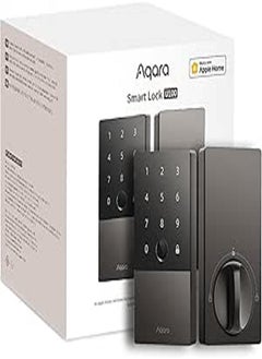 Smart Lock U100, Fingerprint Keyless Entry Door Lock With Apple Home Key, Touchscreen Keypad, Bluetooth Electronic Deadbolt, Ip65 Weatherproof, Supports Apple Homekit, Alexa, Google, Ifttt, Gray