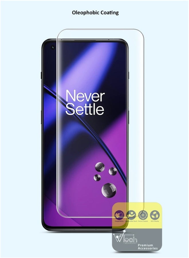 DUSALA Premium Curved Edges Full Glue Full Cover Tempered Glass Screen Protector for OnePlus 11 5G 2023 – Clear – Full Screen Coverage, Scratch-Resistant, Ultra-Clear, Anti-Fingerprint, Bubble-Free Application - Image 3