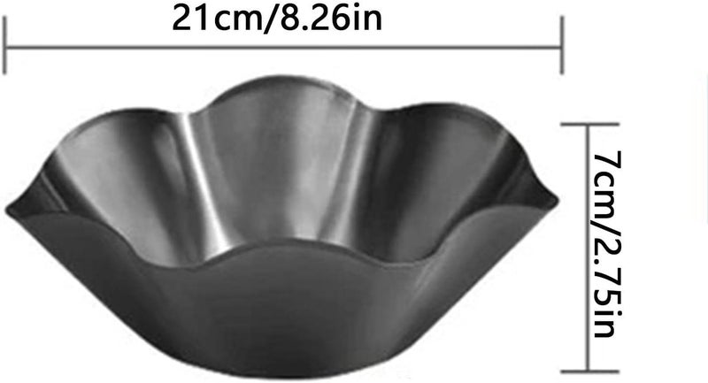 Taco Bowl Mold | Non-Stick Taco Bowls Flower Shaped,Baking Molds Rapid Heat Conduction Bake Evenly Non-Stick Coating Design Tostada Bakers for Cooking - Image 4