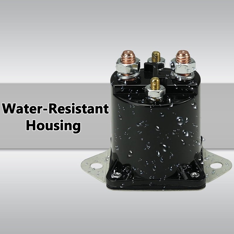 gradora 36 Volt Electric Golf Cart Solenoid Repalcement for Club Car DS 1976 to 1998 4 Terminal Solenoid Replace 8016 - Image 4