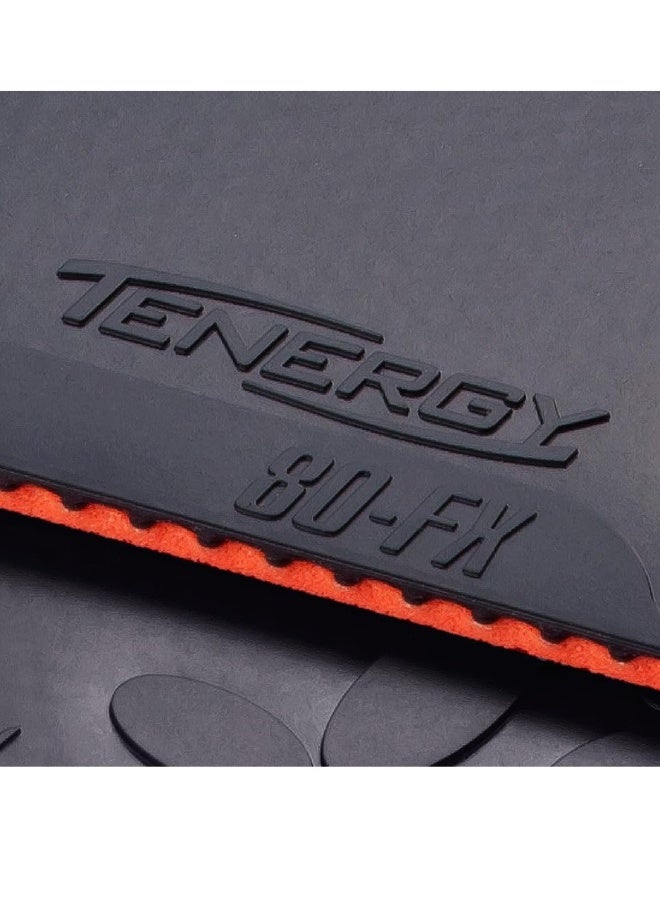 BUTTERFLY Tenergy 80 Fx Table Tennis Rubber Inverted Professional Table tennis Rubber Black (2.1mm) 4906901156050 - Image 3